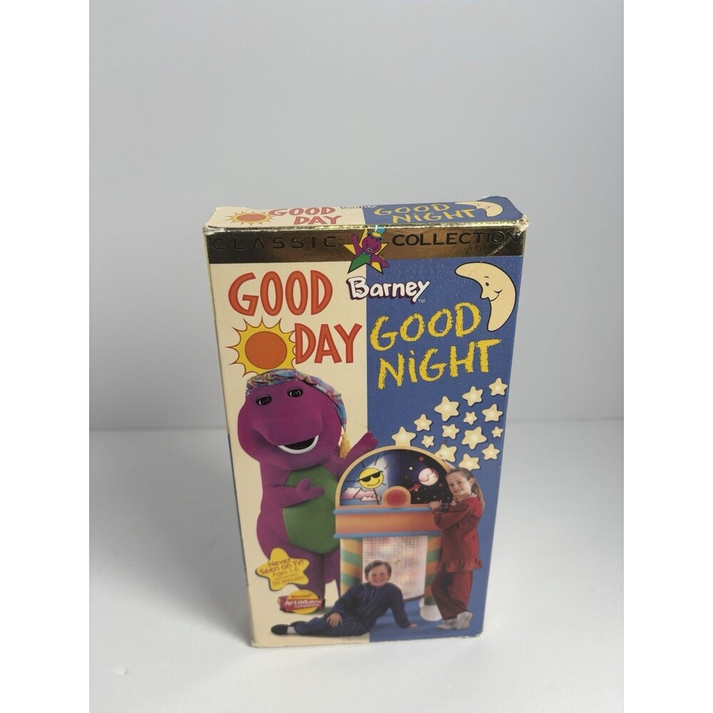 Barney: Good Day Good Night - Classic Collection VHS Tape 1997 Rare Never on TV - Picture 1 of 7